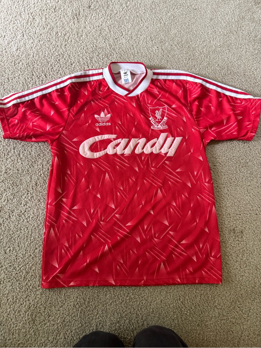 Liverpool FC 1989-1991 Home Shirt - Size Medium